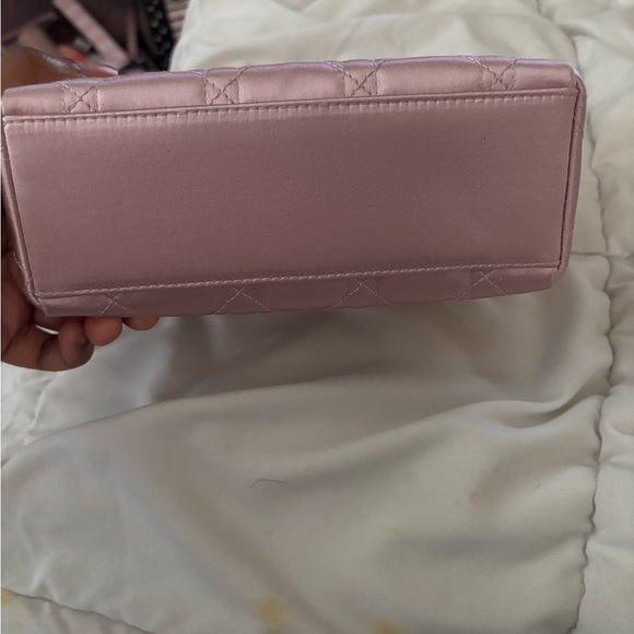 Dior Pink Quilted Mini Bag with Gold Accents - Picture 6 of 11